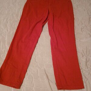 DG2 Womens M Red Maternity Pants
